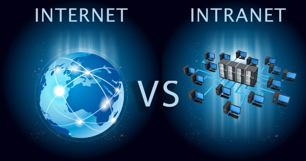 تفاوت اینترنت با اینترانت